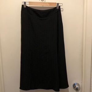 Everlane city stripe midi skirt